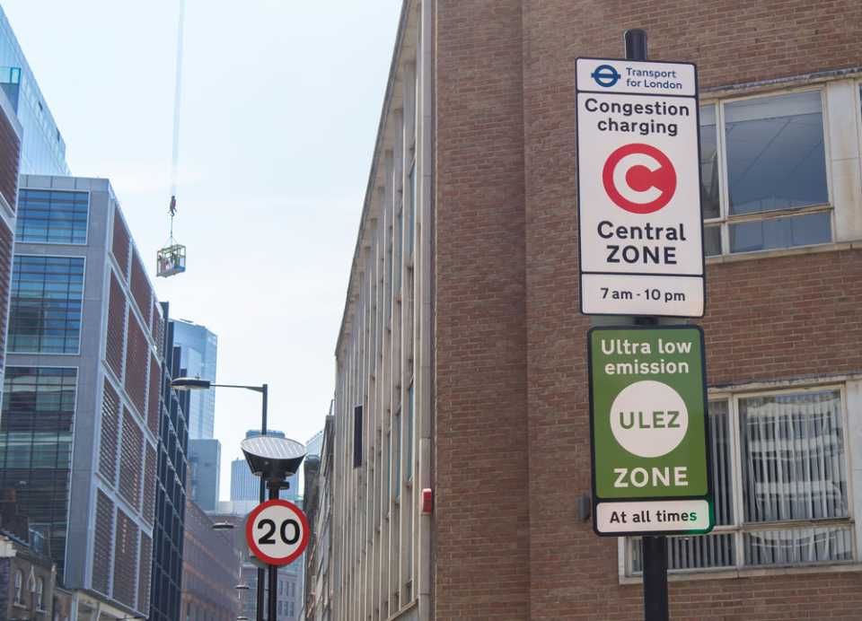 ULEZ zone sign