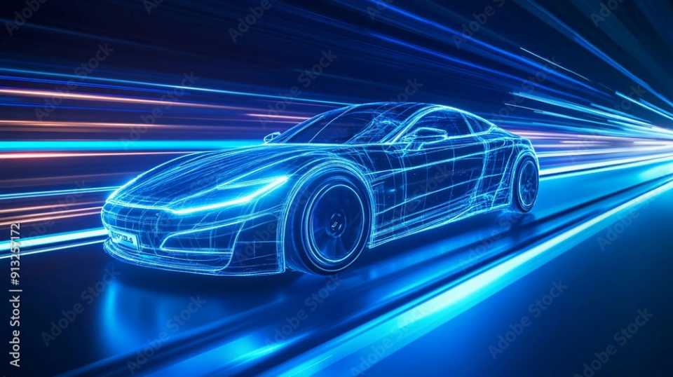 Futuristic car concept