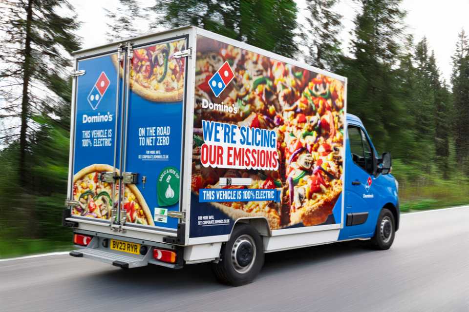 Domino's electric delivery van