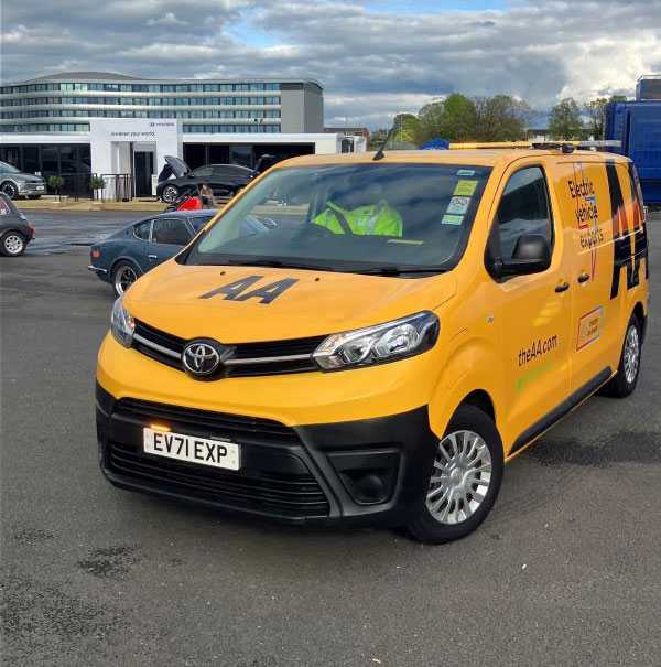 AA's new BEVs provide support for EV Rally