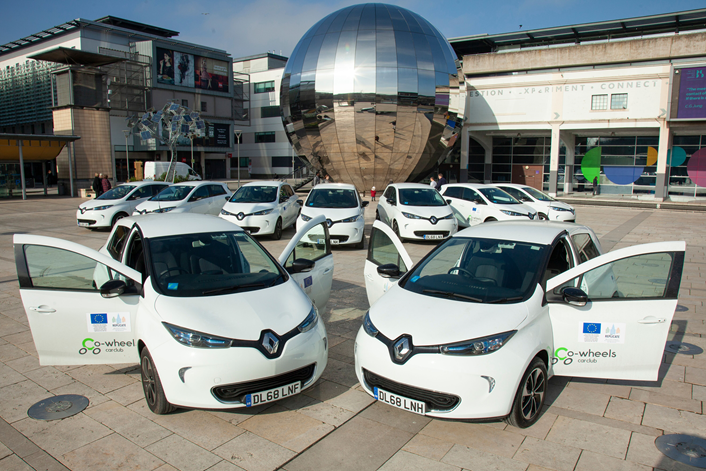 Co-wheels car club opens in Bristol to get residents into EVs