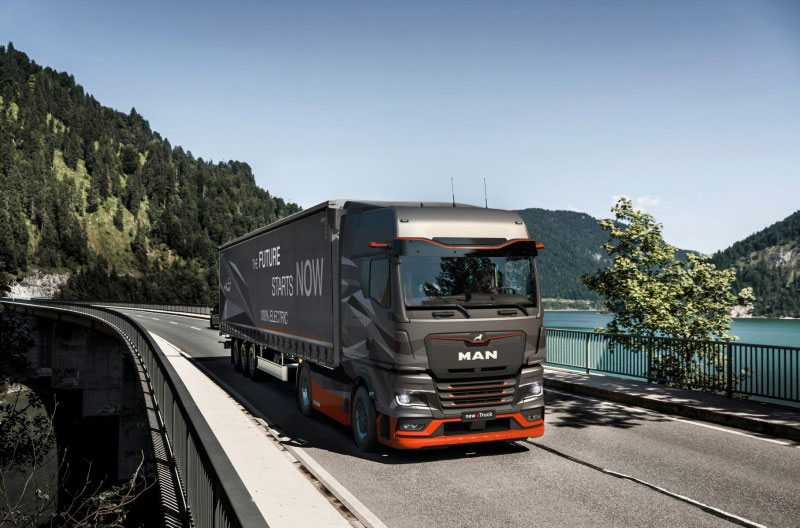 MAN to launch long distance EV truck in 2024