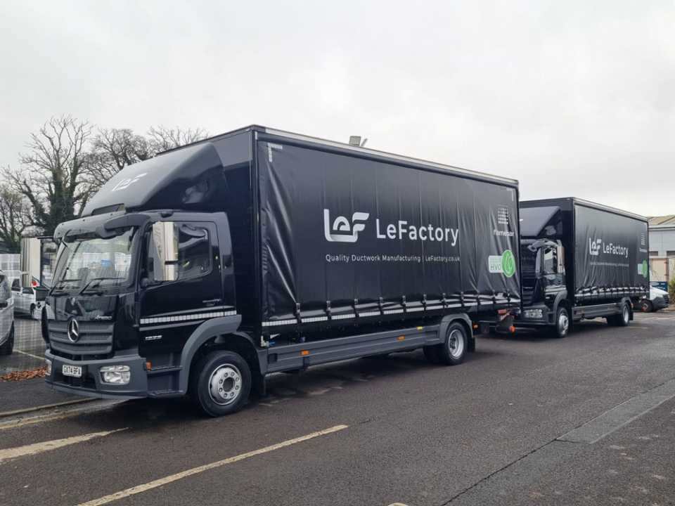 LeFactory delivery HGV that now uses HVO as fuel