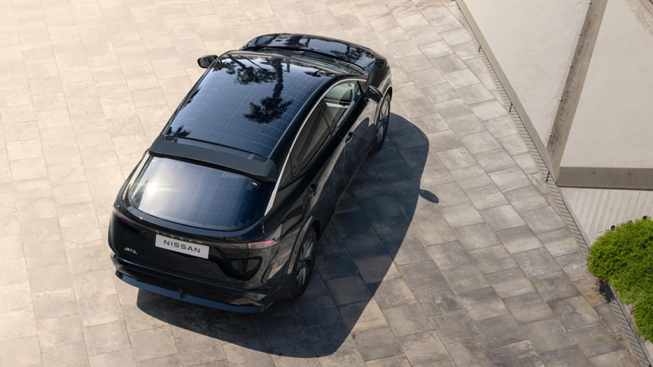 Nissan Ariya concept with solar panels