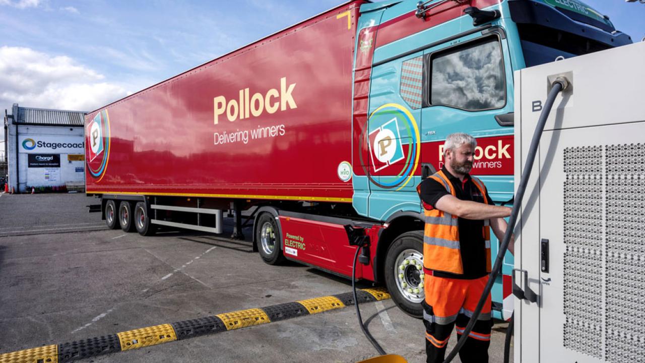 Gregory Group truck charging