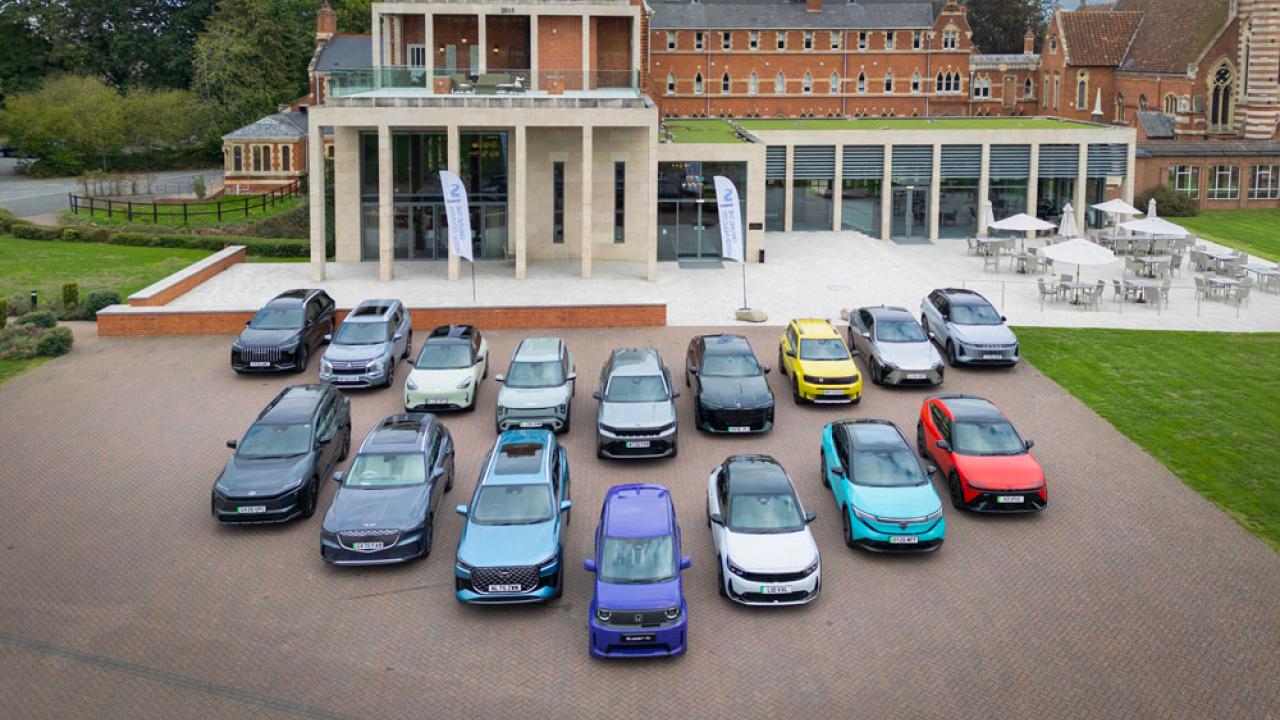 Electric vehicles on SMMT driving day