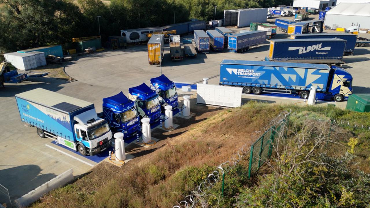 Electric Truck at Welch's Group