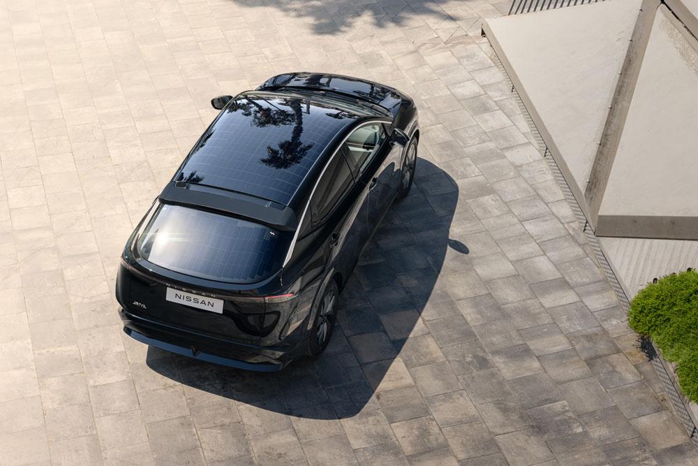 Nissan Ariya concept with solar panels