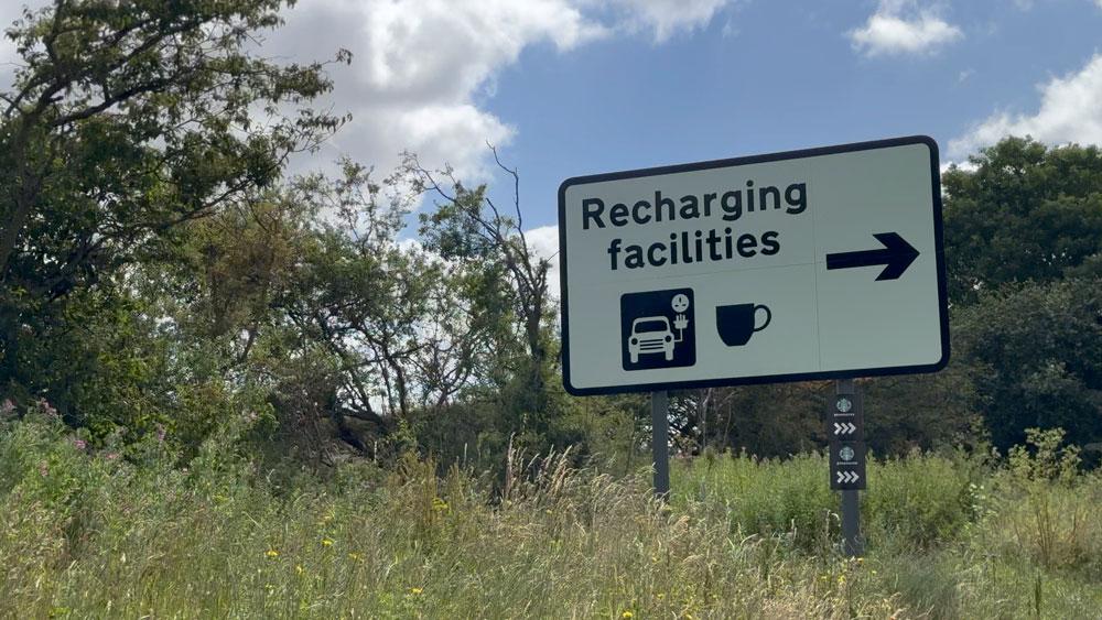 Charging sign